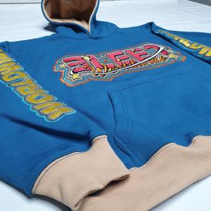 Sudadera con capucha ajustada de algodón personalizada para hombre estilo callejero con diseño bordado disponible en todos los colores y tamaños para el invierno - Product Image 5