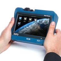 OTDR EXFO MAX 715D M1 de la MEJOR CALIDAD, Reflectómetro Óptico en el Dominio del Tiempo, Rango Dinámico de 32dB, 256,000 Puntos de Muestreo, Pantalla de 7 Pulgadas, para Exteriores