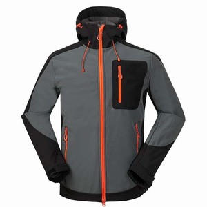 Veste Softshell à Capuche pour Homme en Toile Enduite, Meilleure Vente, Hiver, Taille et Couleur Personnalisables, Logo Avant, Service OEM, Fermeture Éclair - Product Image 1
