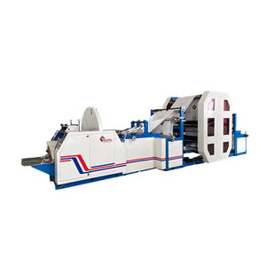 Suministro directo de fábrica V Máquina para fabricar bolsas de papel inferior con impresión en línea de 4 colores - Product Image 4