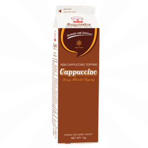 ครีมเทียมนมผสมคาปูชิโน่ครีมราดด้วยนม1กก. ผลิตภัณฑ์จากขนมอาหารเบเกอรี่ที่ไม่ใช่นมจากเวียดนาม - Product Image 1