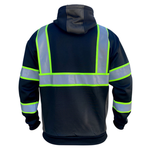 Sudaderas Reflectantes de Seguridad para Hombre, Precio de Mayoreo OEM ODM, Sudaderas de Alta Visibilidad para Hombre, 100% Algodón - Product Image 4