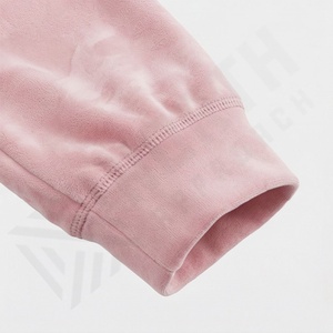 Ensemble 2 pièces à épaules tombantes, décontracté, uni, pantalon de jogging long, sweat-shirt, pantalon de survêtement, sweat-shirts à capuche oversize, polyester et coton - Product Image 6