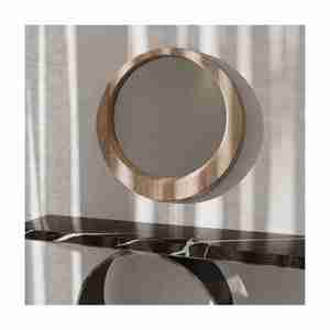 Nouveau Design Design & Crafted Salon Mirror Station Fabricant de cadre en bois rond moderne de l'Inde avec qualité d'exportation - Product Image 3