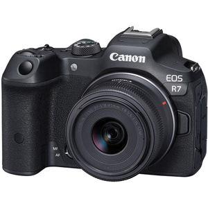 Appareil photo hybride Canon EOS R7 avec capteur CMOS, appareil photo économique compatible avec les cartes SD, stabilisation optique de l'image et écran >3 pouces - Product Image 5