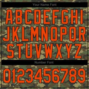 เสื้อเบสบอลลายพรางสีส้ม-ดำแบบสปอร์ต พิมพ์ลายแท้ แสดงความเคารพต่อการรับใช้ แห้งเร็ว ระบายอากาศได้ดี - Product Image 6