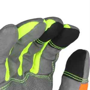 Guantes de impacto mecánicos Palma y nudillos acolchados Pantalla táctil Engranajes de seguridad y protección de manos - Product Image 2