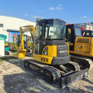 Miniexcavadora de orugas Komatsu PC55MR de 5,5 toneladas usada, excavadora de segunda mano 5,5 con bomba esencial y componentes de motor - Product Image 6