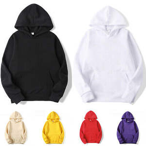 Sweat à capuche unisexe grande taille respirant en coton molletonné épais, coupe oversize, épaules tombantes, uni, personnalisable, haute qualité - Product Image 1