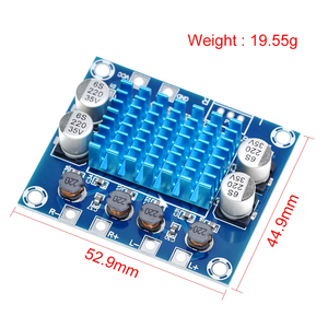 Rnsbot <span class=keywords><strong>DC</strong></span> <span class=keywords><strong>8</strong></span>-26V 3A 30W + 30W TPA3110ช่อง2.0เครื่องขยายเสียงระบบเสียงสเตอริโอดิจิตอล XH-A232 - Product Image 5
