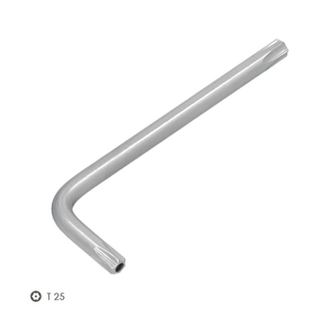 Chiave Torx Inviolabile Standard in Acciaio Cromo Vanadio Professionale T25 - Product Image 3