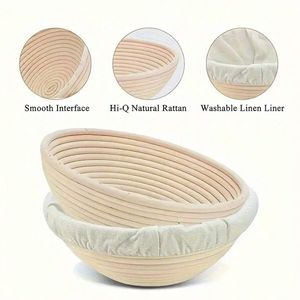 Oval Rattan <b>Bread</b> Proofing <b>Basket</b> For Sourdough Dough Rising Fermentation <b>Basket</b> For Baking - Product Image 5