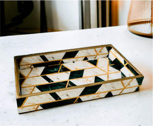 ถาดจัดระเบียบขนาดเล็กทำด้วยมือทำจากไม้ MDF แบบพรีเมียมพร้อมการตกแต่งที่สวยงามและทำด้วยมือ - Product Image 1