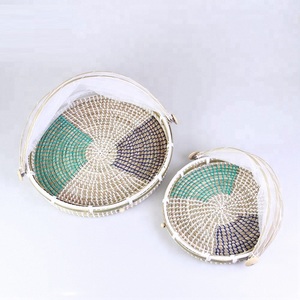 Foldable seagrass mesh <b>food</b> cover wholesale circular sea <b>grass</b> <b>foods</b> tent with nets covers - Product Image 4
