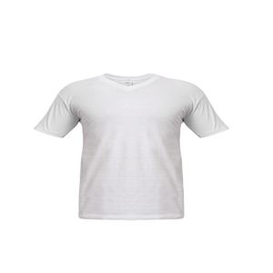 Camisetas de Jersey Lisas Casuales para Hombre, 175 Gramos, Manga Corta, Cuello en V, Personalizadas, Impresas, de Secado Rápido, Ecológicas, Corte Regular - Product Image 1