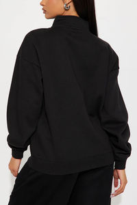 Sudadera con Capucha Extra Grande para Mujer, 100% Algodón, con Logotipo Personalizado OEM, Impresa de Alta Calidad, Informal de Otoño, Ecológica y Transpirable - Product Image 3