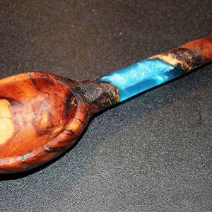 ชุดช้อนเสิร์ฟไม้เรซิ่นงานฝีมือระดับนานาชาติ Mirha พร้อมที่ตักสลัด 2 ชิ้น ชุดอุปกรณ์ทำอาหารทำมือแบบยั่งยืน ขนาด S - Product Image 2