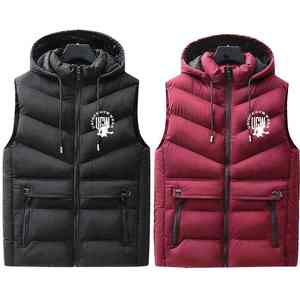 Chaqueta Acolchada de Invierno para Mujer, Reversible, Impermeable, Ecológica, de Color Sólido, para Exteriores, con Cuello y Capucha Desmontables, OEM - Product Image 6