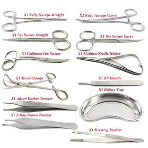 Kit básico de extracción dental, elevadores de luxación dental, retractor quirúrgico Coupland, instrumentos de cirugía oral - Product Image 3