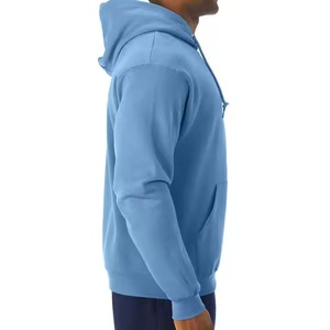 Nueva llegada personalizado de punto de los hombres más tamaño sudaderas con capucha cuello redondo superior bordado y liso teñido para el invierno suministro directo - Product Image 2