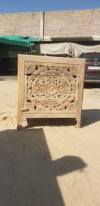 Gabinetes de madera maciza Vintage clásicos de lujo, diseño moderno tallado a mano para cocina, sala de estar, comedor, baño, muebles de exterior - Product Image 2