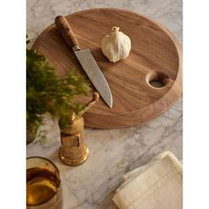 Planche à fromage en bois ou utilisation en cuisine avec un look de ferme rustique adapté à la préparation des aliments coupant le tranchage et le service - Product Image 6