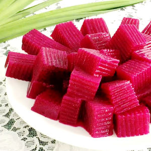 Rebanadas de fruta de dragón congelada de calidad superior Vietnam fruta tropical natural saludable para batidos postres proceso IQF a granel - Product Image 1