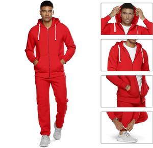 Survêtement de sport décontracté pour hommes, pantalon de survêtement à capuche multicolore à fermeture éclair pour le printemps, l'automne, la salle de sport, l'hiver, l'exercice, grande taille, écologique - Product Image 4