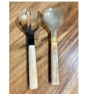 ช้อนเขาขนาดเล็กทำจากธรรมชาติสำหรับคาเวียร์ที่ให้บริการแจกของรางวัล - Product Image 1