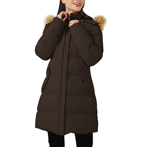 Veste parka en duvet de polyester avec logo personnalisé, fabriquée au Pakistan, vêtements d'extérieur, vêtements d'hiver, parka chaude en fourrure, vestes pour hommes - Product Image 3