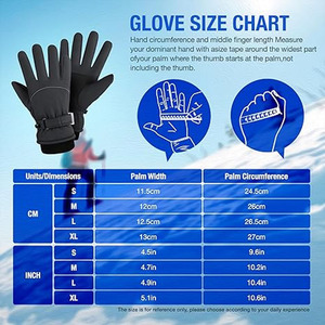 Guantes de invierno para hombres y mujeres, antideslizantes, nivel mecánico sintético, tallas para adultos jóvenes para exteriores, informales, subidos por Dress Sports - Product Image 6