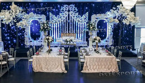 เวทีไฟเบอร์หรูหราสำหรับงานแต่งงานแบบชาวมาเลเซียชุดรูปแบบบอลลีวูดสำหรับงานแต่งงานของราชวงศ์เวทีรับเชิญงานแต่งงาน - Product Image 4