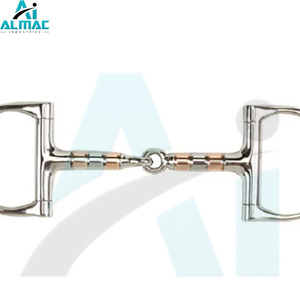 Junta única en forma de D de ALMAC Horse Bit con bordes lisos para un uso seguro en escuelas de equitación y prácticas ecuestres generales - Product Image 5
