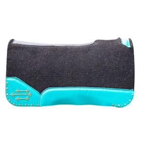 Tapis de selle de cheval de dressage personnalisé pour l'entraînement de compétition sport d'équitation tapis de selle en feutre occidental - Product Image 1