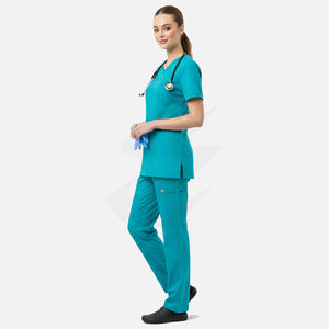Conjunto de Uniformes Médicos Personalizados para Mujer, Ropa de Trabajo para Hospital, Venta al por Mayor OEM - Product Image 3