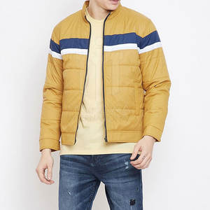 2025 veste d'hiver décontractée pour hommes 100% Polyester surdimensionné conception de bulles avant Logo col montant écologique séchage rapide respirant - Product Image 5