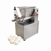 Machine professionnelle automatique de division et de façonnage de pâte à haute humidité pour restaurants, pour la fabrication de pains à burger, moteur 220V