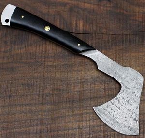 Handmade Damascus Steel <b>Axe</b> Head Custom Outdoor Camping Tool Wood <b>Handle</b> Industrial Hatchet Cover Forged Pieces 3-Year Warranty - Product Image 4