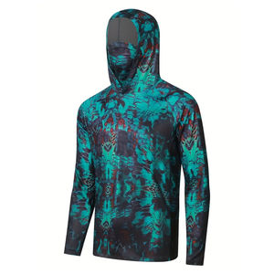 Sudadera de Pesca Impermeable de Secado Rápido, Unisex, para Actividades al Aire Libre, Navegación, Cómoda, Personalizable, 100% Poliéster Puro, UPF 50, Transpirable - Product Image 1