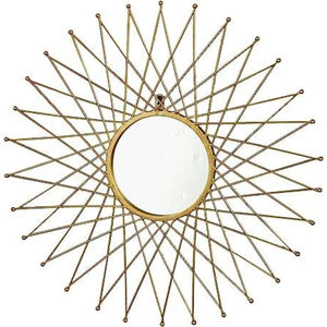 Fabuleux miroir mural décoratif moderne de la meilleure qualité fait à la main en métal fer top vente pour mariage maison décoration murale - Product Image 6