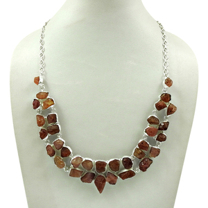 Joyería de declaración hecha a mano de lujo, collar de piedras preciosas de ojo de tigre Natural de Plata de Ley 925, accesorios para mujer, venta al por mayor OEM - Product Image 1