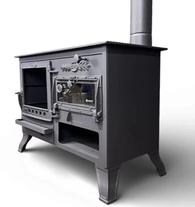 Poêle à bois extra large avec four et cuisinière + LIVRAISON GRATUITE - Product Image 2