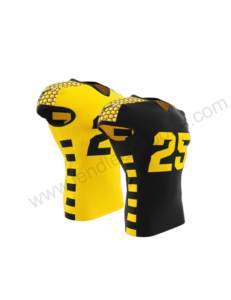 Uniforme de fútbol americano bordado personalizado de alta calidad uniforme de fútbol americano transpirable de gran tamaño cosido - Product Image 3
