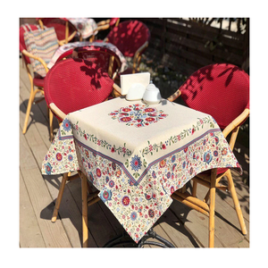 100% couvertures de Table en tissu pur coton technique tissée de haute qualité personnalisée pour les hôtels maisons nouvel an offert à bas prix - Product Image 2