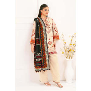 Traje Khaddar de 3 Piezas, 100% Lino Transpirable, con Dupatta, Estampado Digital SC-52004 - Product Image 2