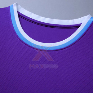 ชุดบาสเก็ตบอลน้ำหนักเบา ดีไซน์โดดเด่น สีพื้น พร้อมสกรีนโลโก้ตามสั่ง - Product Image 3