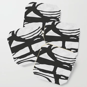 Hot Selling Customized Promotion Various Design Natural Color Acacia Wooden with Enamel Printed <b>Coasters</b> 4 Pcs <b>Set</b> - Product Image 3