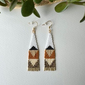 Bijoux de style bohème audacieux pour femmes Boucles d'oreilles en perles de rocaille en verre tissées à la main avec long gland pour mariage et anniversaire - Product Image 3