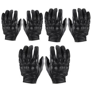 Gants de moto en cuir, gants de moto pour la conduite à vélo, gants de moto confortables à doigts entiers, gants de moto d'été - Product Image 2
