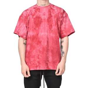 Camiseta de talla grande 5xl de fábrica de alta calidad 100 algodón lavado ácido 230gsm lavado Vintage pesado para hombre Camiseta Vintage en blanco personalizada - Product Image 1